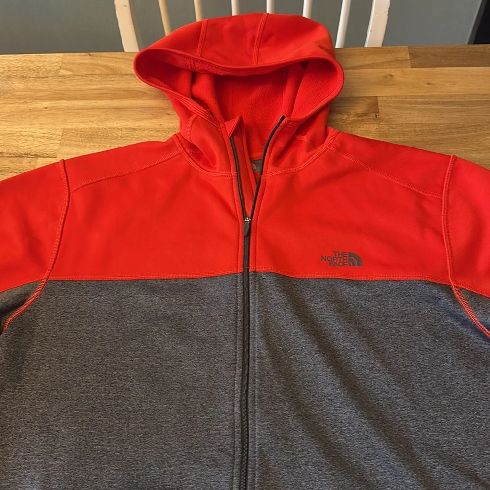 NORTH FACE zip up hoodie